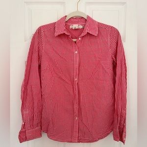 H&M Hot Pink Gingham Button Down